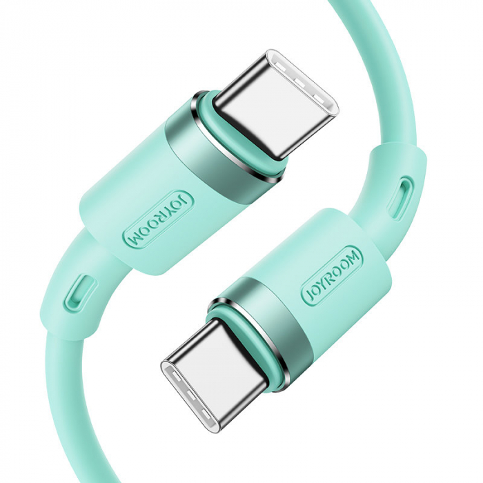 Joyroom cable USB Type C - USB Type C PD 60W 1.2m green (S-1230N9) [2]