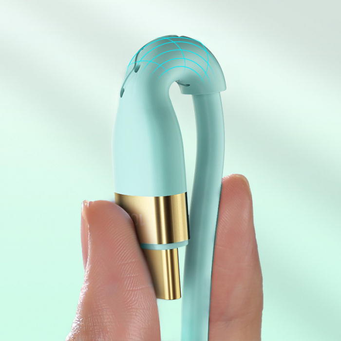 Joyroom Liquid Silicone USB Type C - USB Type C charging / data cable PD 100W 2m green (S-2050N18-10) [7]