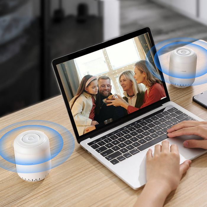Joyroom portable wireless bluetooth speaker 5W 2200mAh white (JR-ML01) [5]