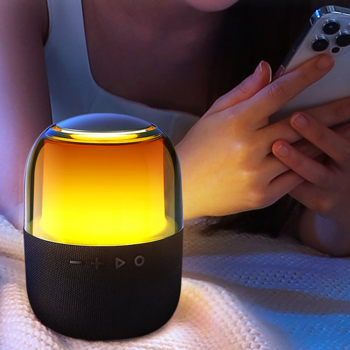 Boxă wireless Bluetooth 5.3 Joyroom JR-ML05 cu iluminare RGB – Sunet HiFi de 8W, baterie de 1500 mAh și moduri multiple de redare [4]