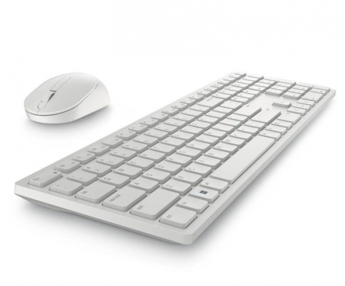 Kit tastatură și mouse Dell KM5221W, wireless, alb – Design elegant, taste silențioase și conectivitate rapidă [5]
