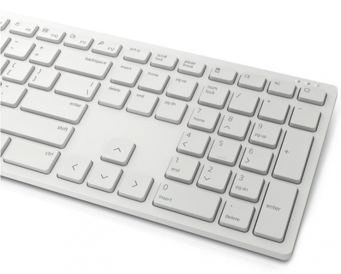 Kit tastatură și mouse Dell KM5221W, wireless, alb – Design elegant, taste silențioase și conectivitate rapidă [4]