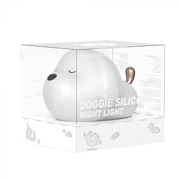 Lampă de veghe LED pentru copii cu 3 moduri de lumină de silicon Baseus in formă de căţel (DGAM-B02) [6]