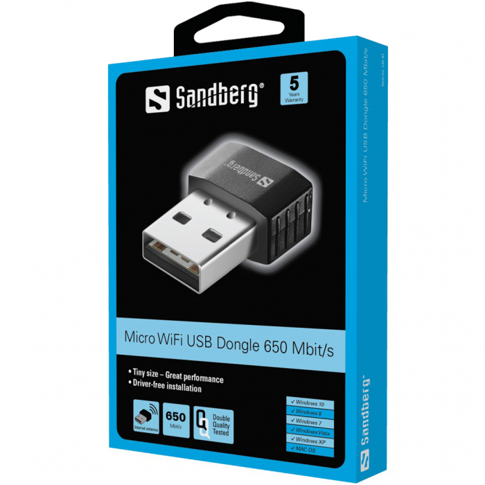 Micro Wifi Dongle 650 Mbit/s [2]