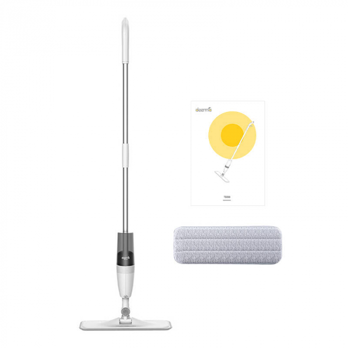 Mop cu pulverizator Deerma TB500 – Curățare eficientă cu rezervor de 350 ml, rotire 360°, lavetă din microfibră și greutate redusă [3]