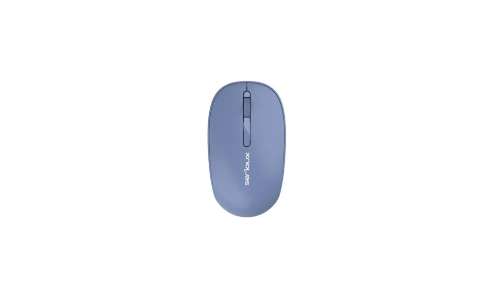 Mouse Serioux Spark 215 Wireless Albastru, Senzor: Optic, DPI: 1000, conexiune: Dongle USB 2,4 GHz, banda de frecventa: 2,4 GHz, click silentios, alimentare: 1 baterie AA inclusa, 1,5 V, cerințe OS: Win, Mac, Vista [1]