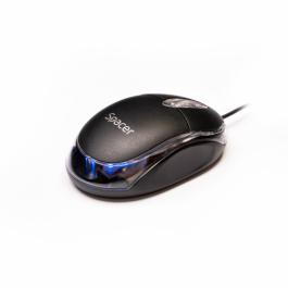 MOUSE Spacer, PC sau NB, cu fir, USB, optic, 800 dpi, butoane/scroll 3/1, negru, SPMO-080 [3]