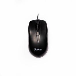 MOUSE Spacer, PC sau NB, cu fir, USB, optic, 800 dpi, butoane/scroll 3/1, negru, SPMO-M11 [3]
