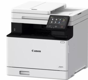 Multifunctional laser color Canon MF754CDW, dimensiune A4 (Printare,Copiere, Scanare, Fax), viteza max 33ppm alb-negru si color, rezolutie max1200x1200dpi, memorie 1 GB RAM,alimentare hartie 250 coli+ 50 coli multi-purpose+50 coli ADF, limbaj de printare UFRII, PCL 5c1, PCL6, 45 PCL fonts, marire-micsorare 25-400%, scanare color rezolutie optica 600X600 dpi, enhanced 9600 X9600dpi, viteza scanare 33ppm, Scan to: USB memory key, PC, FTP,E-mail,cloud, Formate scanare: TIFF/JPEG/PDF/Compact PDF/Searchable PDF,display LCD tactil color 12.7cm, volum de printare max 50000 pagini/luna, interfata: USB2.0 Hi-Speed, 10BASE-T/100BASE-TX/1000Base-T, Wireless 802.11b/g/n,Wireless Direct Connection, modem speed: 33.6 Kbps, consumabile: CRG069 BK(2.1K), CRG069H BK(7.6K), CRG069 C/M/Y (1.9K), se livreaza cutonere: negru 2100pag, C/M/Y 1100pag. [2]