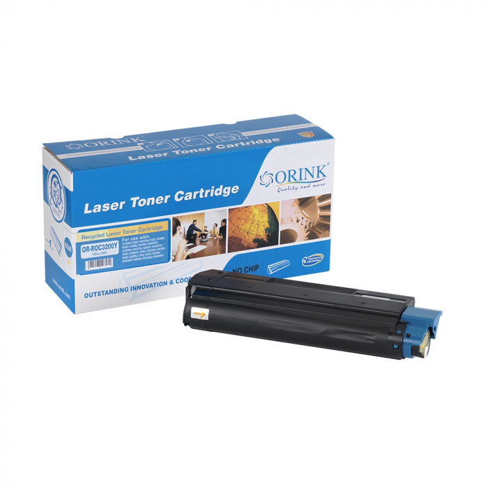 Oki C3100/C3200 toner yellow Orink [1]