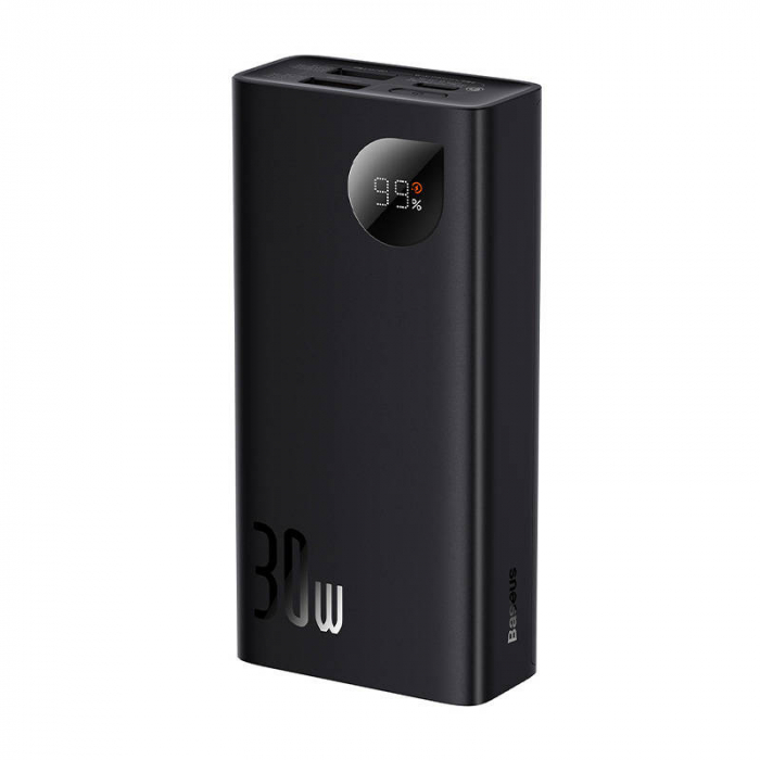 Powerbank Baseus Adaman2 10000mAh, 2xUSB, USB-C, 30W (black) [5]