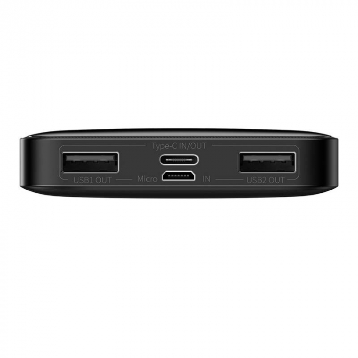 Powerbank Baseus Bipow 10000mAh, 2xUSB, USB-C, 15W (black) [2]