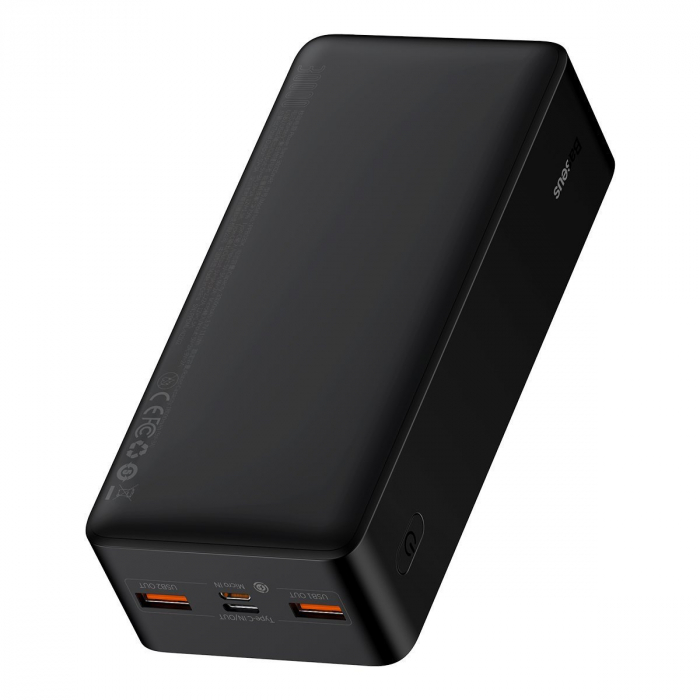 Powerbank Baseus Bipow 30000mAh, 2xUSB, USB-C, 20W (black) [3]