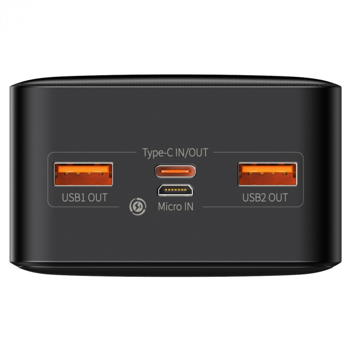 Powerbank Baseus Bipow 30000mAh, 2xUSB, USB-C, 20W (black) [4]