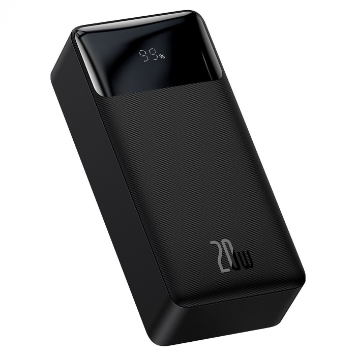 Powerbank Baseus Bipow 30000mAh, 2xUSB, USB-C, 20W (black) [2]