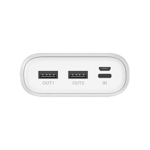 Powerbank Dudao 20000 mAh 2x USB / USB tip C / micro USB 2 A cu ecran LED alb (K9Pro-05) [2]