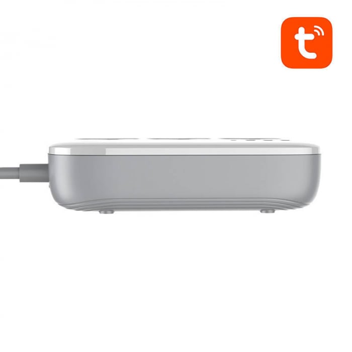 Prelungitor Smart Wi-Fi LDNIO SEW3452, Control prin Tuya, 3 Prize + 4 USB, Compatibil Alexa & Google Home – Alb [6]