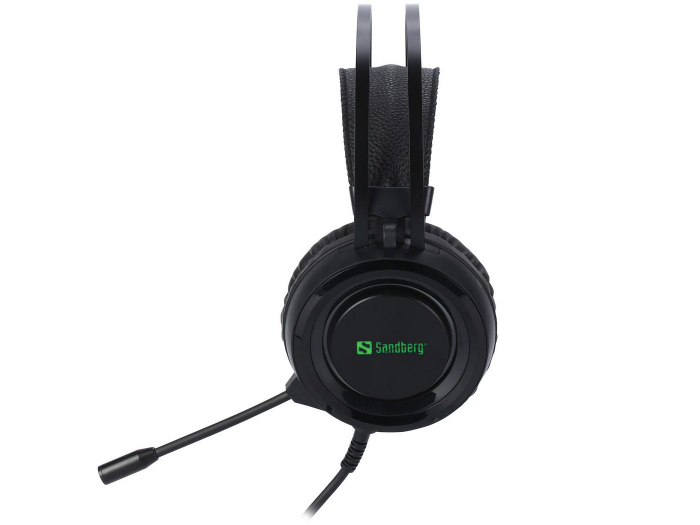 Căști Gaming Sandberg Dominator 7.1 – Microfon Flexibil, Confort Extins, Garanție 5 Ani [3]