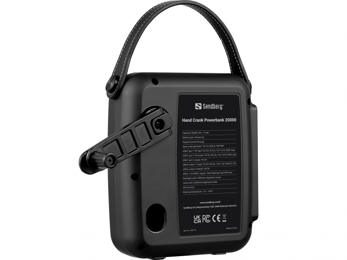 Sandberg Hand Crank Powerbank 20000 [7]