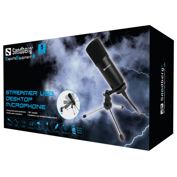 Sandberg Streamer USB Desk Microphone [3]