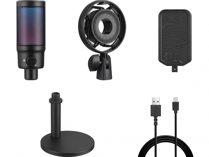Sandberg Streamer USB Microphone RGB [3]