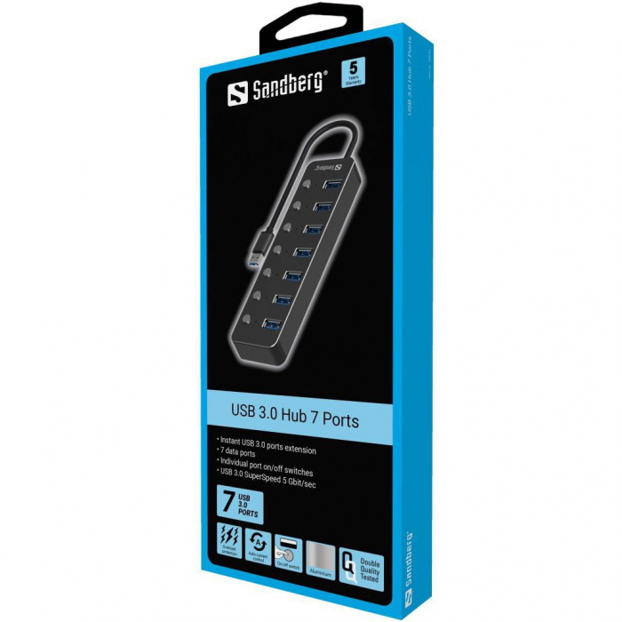 Sandberg USB 3.0 Hub 7 Ports [2]