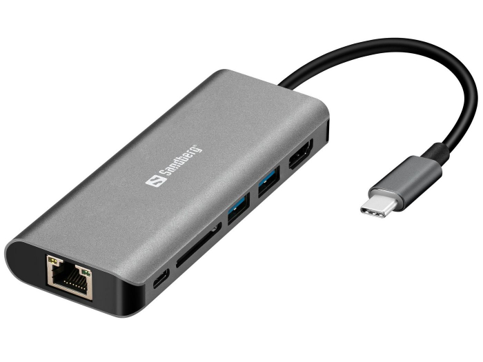 Sandberg USB-C Dock HDMI LAN SD USB,61W [1]