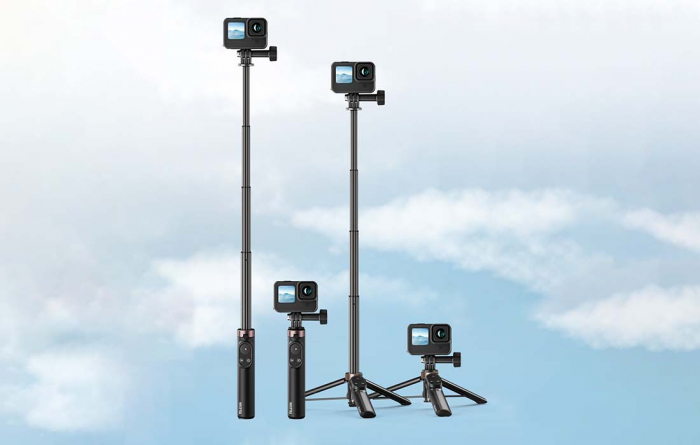 Selfie stick Telesin pentru smartphone-uri și camere sport cu telecomandă BT (TE-RCSS-001) [6]