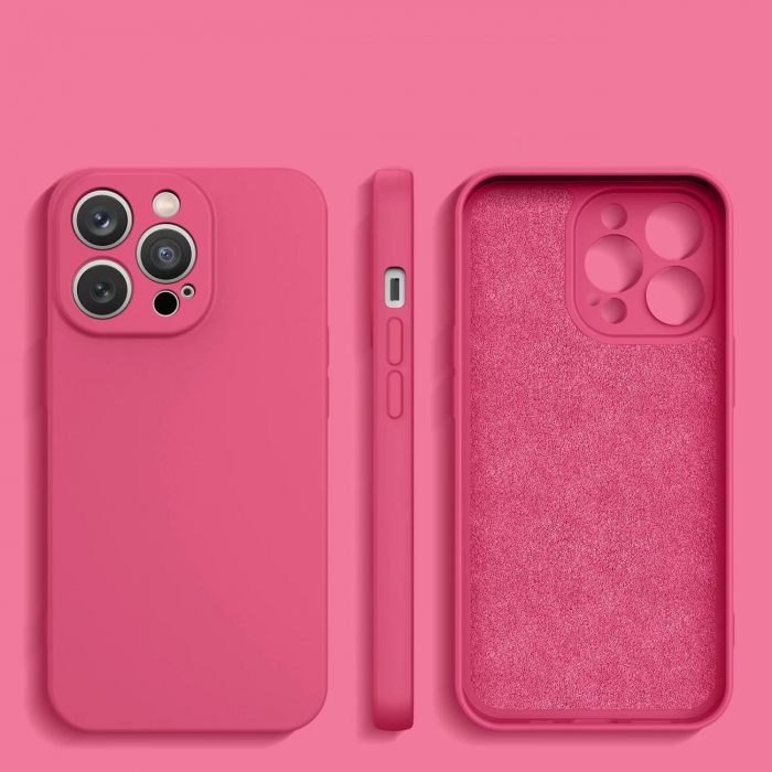 Husa din silicon Husa din silicon iPhone 14 Pro Max fucsia [2]