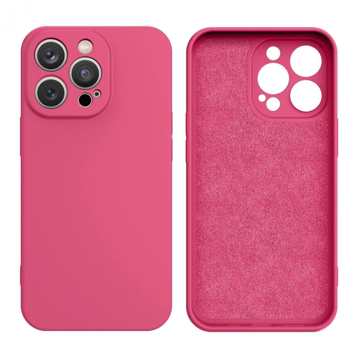 Husa din silicon Husa din silicon iPhone 14 Pro Max fucsia [1]