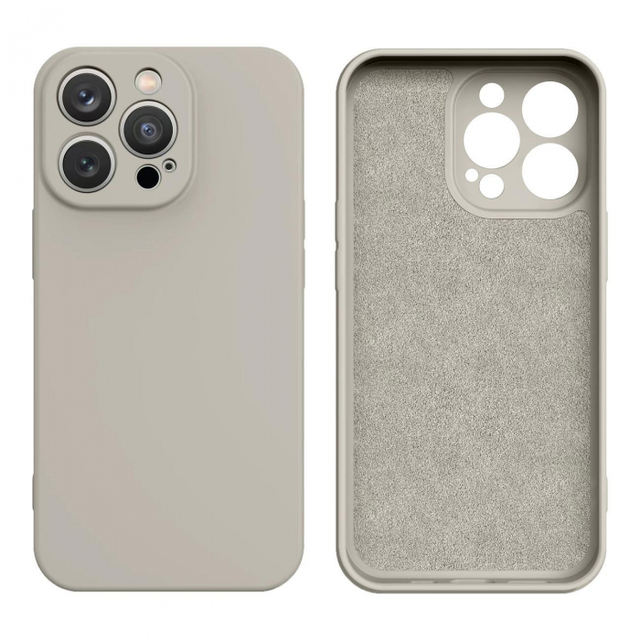 Husa silicon Husa silicon iPhone 14 Pro Max bej [1]