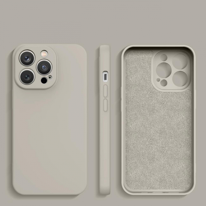 Husa silicon Husa silicon iPhone 14 Pro Max bej [2]