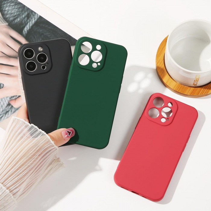 Husa din silicon Husa din silicon iPhone 14 Pro Max neagra [3]