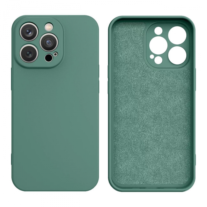 Husa silicon Husa silicon iPhone 14 Pro verde [1]