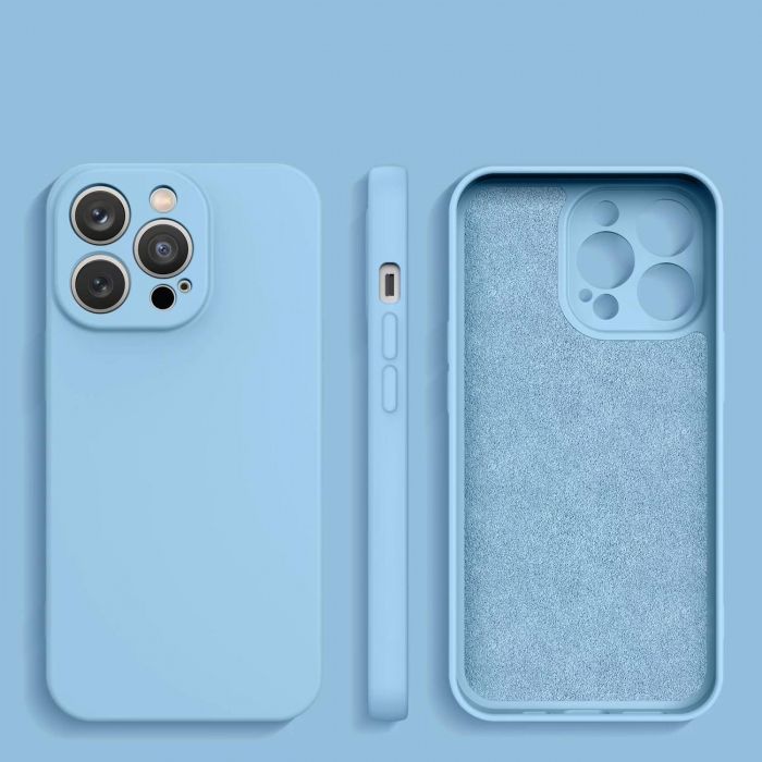 Husa din silicon Husa din silicon iPhone 14 Pro albastru deschi [2]