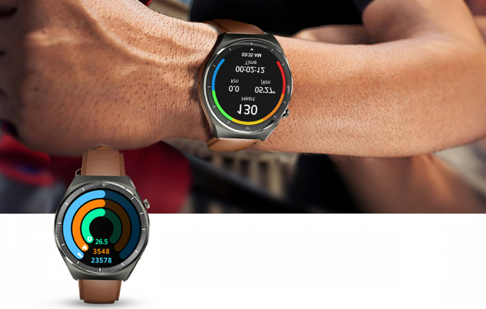 Smartwatch 2 ultra Aukey SW-2U (piele maro) [6]