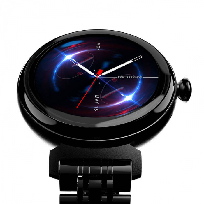 Smartwatch HiFuture Future Aura – Ecran AMOLED 1.04", Apeluri Bluetooth, Monitorizare Sănătate, IP68, Sport & Somn, Negru [3]