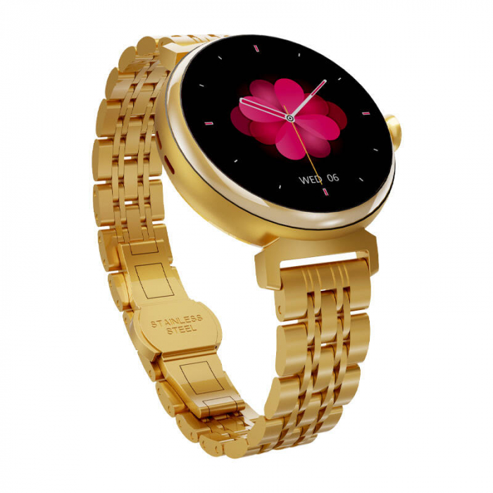 Smartwatch HiFuture Aura roz cu ecran AMOLED și apeluri Bluetooth [3]