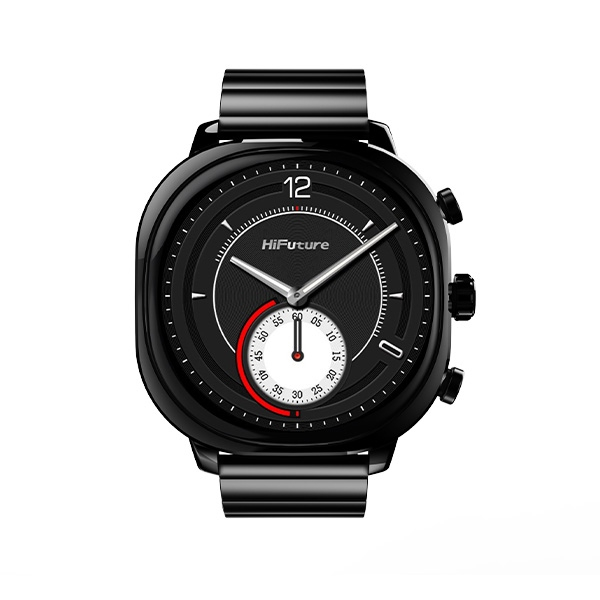 Smartwatch HiFuture FutureFit AIX negru cu ecran AMOLED 1.43 inch și apeluri Bluetooth [2]
