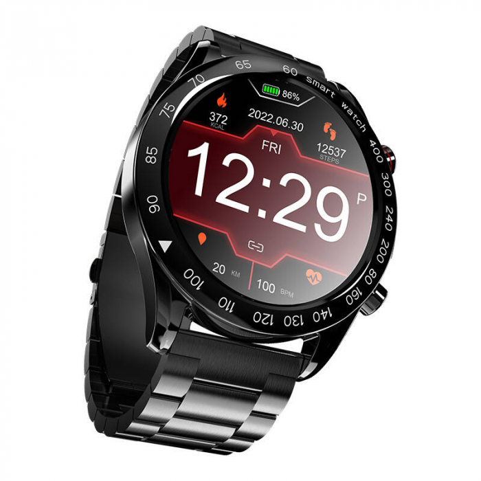Smartwatch HiFuture FutureGo Pro – Ecran AMOLED 1.43", Apeluri Bluetooth, GPS, 100+ Sporturi, Rezistență IP68, Negru [4]