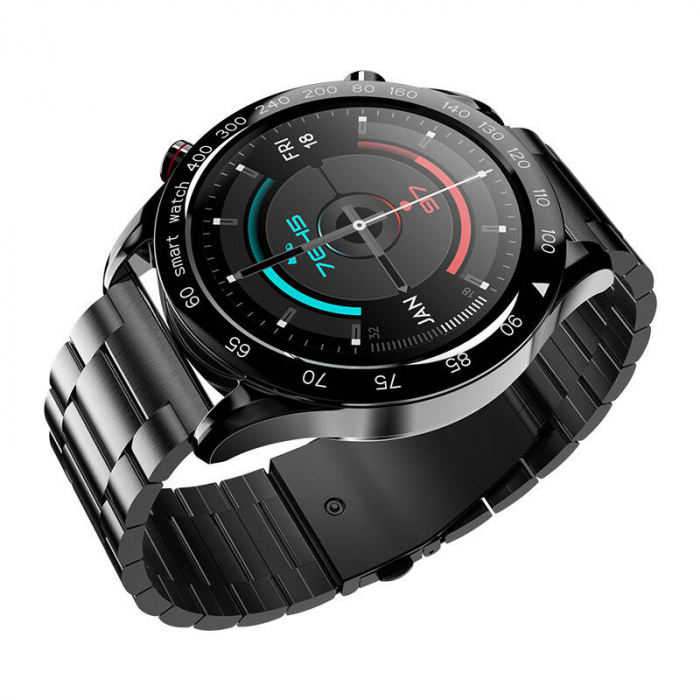 Smartwatch HiFuture FutureGo Pro – Ecran AMOLED 1.43", Apeluri Bluetooth, GPS, 100+ Sporturi, Rezistență IP68, Negru [3]