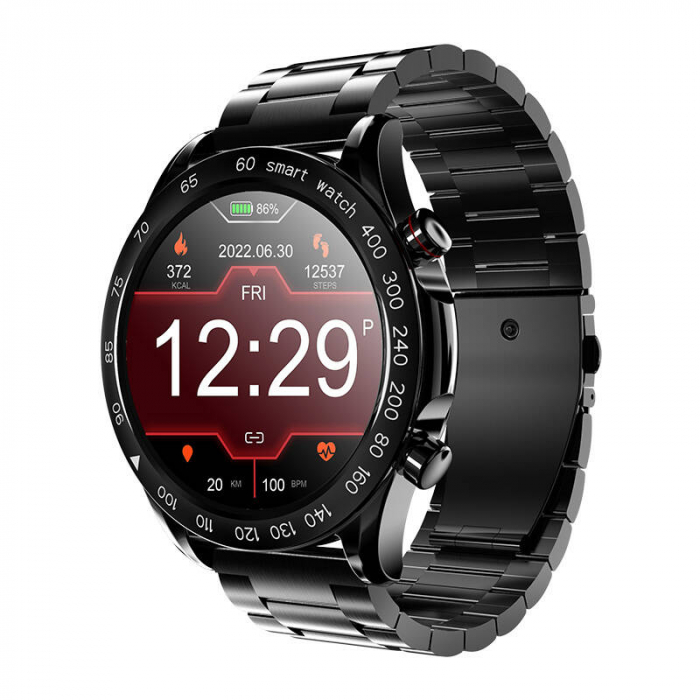 Smartwatch HiFuture FutureGo Pro – Ecran AMOLED 1.43", Apeluri Bluetooth, GPS, 100+ Sporturi, Rezistență IP68, Negru [5]