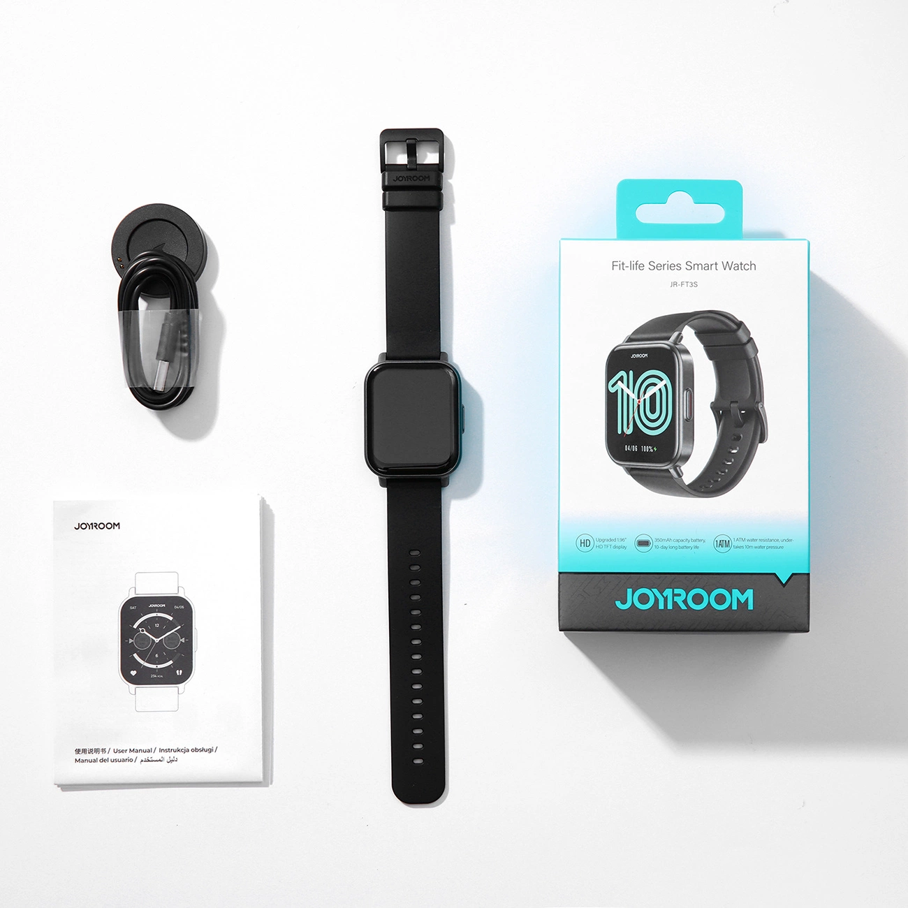 Smartwatch Joyroom Fit-Life JR-FT3S cu funcție de preluare a apelurilor - gri [5]