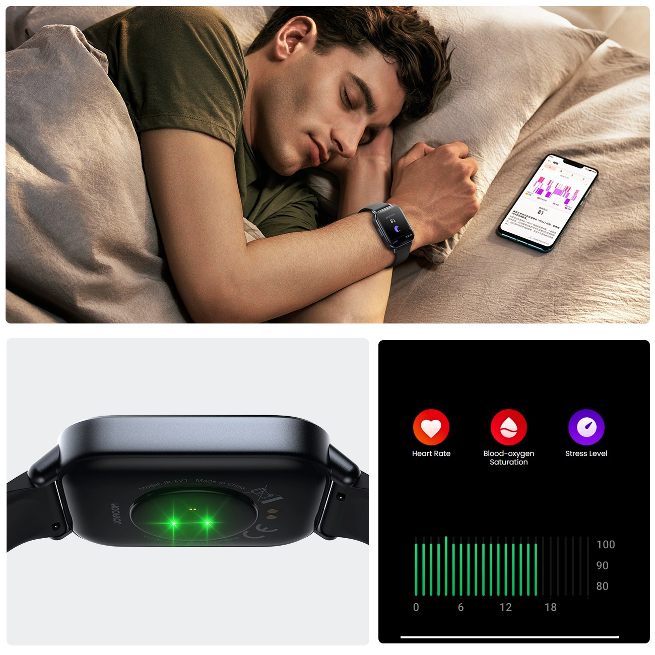 Smartwatch Joyroom Fit-Life JR-FT3S cu funcție de preluare a apelurilor - gri [8]