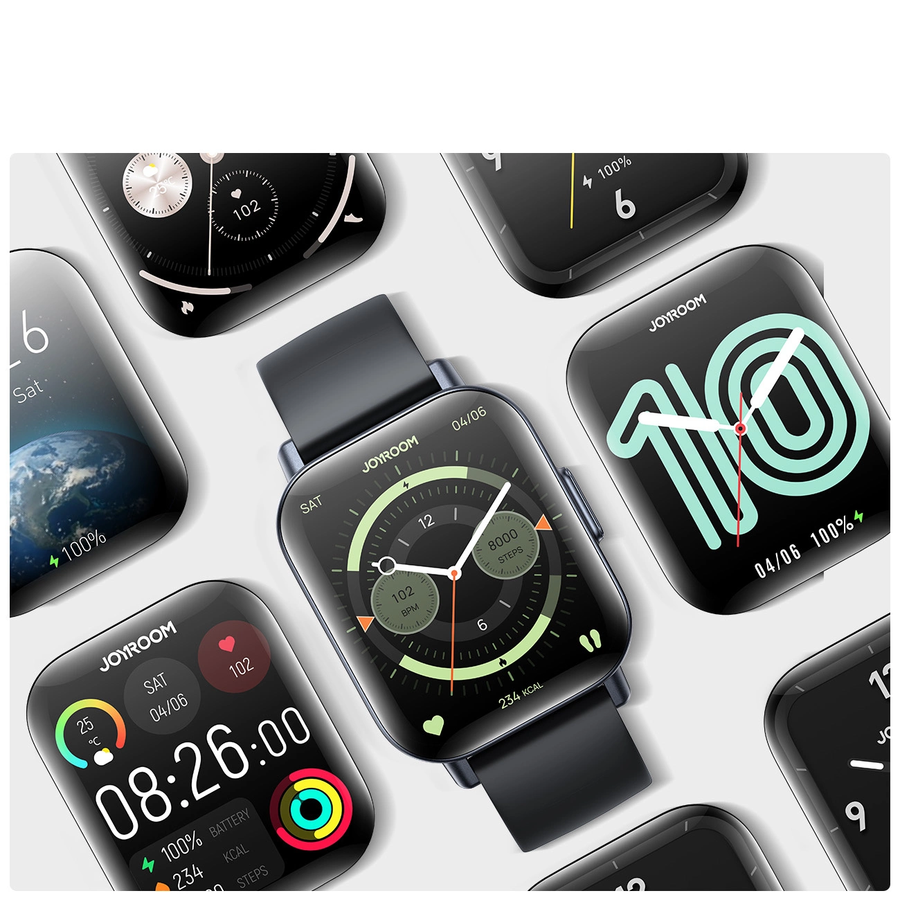 Smartwatch Joyroom Fit-Life JR-FT3S cu funcție de preluare a apelurilor - gri [11]