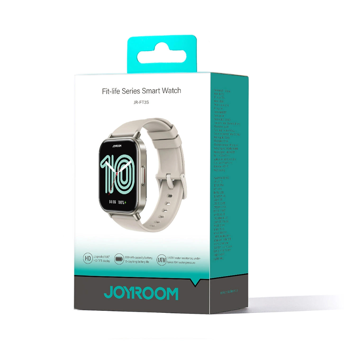 Smartwatch Joyroom Fit-Life JR-FT3S cu funcție de preluare a apelurilor - titan [6]