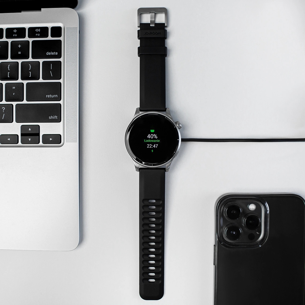 Smartwatch Joyroom JR-FV1 cu Apeluri, Ecran HD și Brățară Cadou [22]