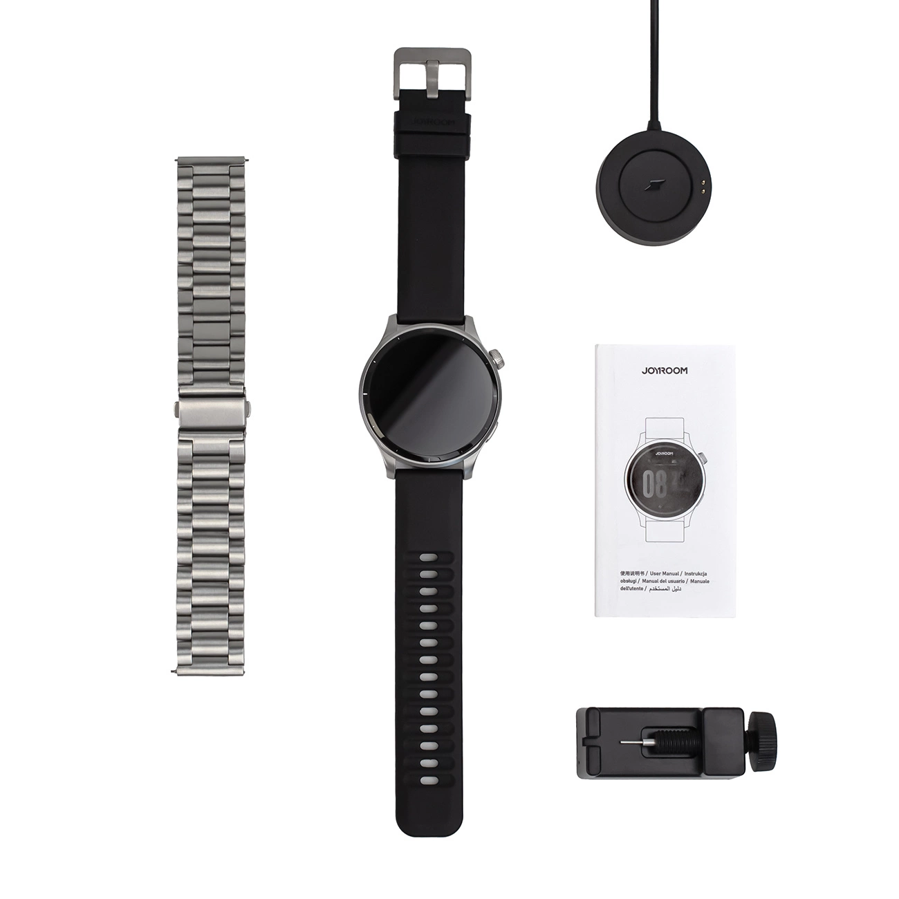 Smartwatch Joyroom JR-FV1 cu Apeluri, Ecran HD și Brățară Cadou [2]