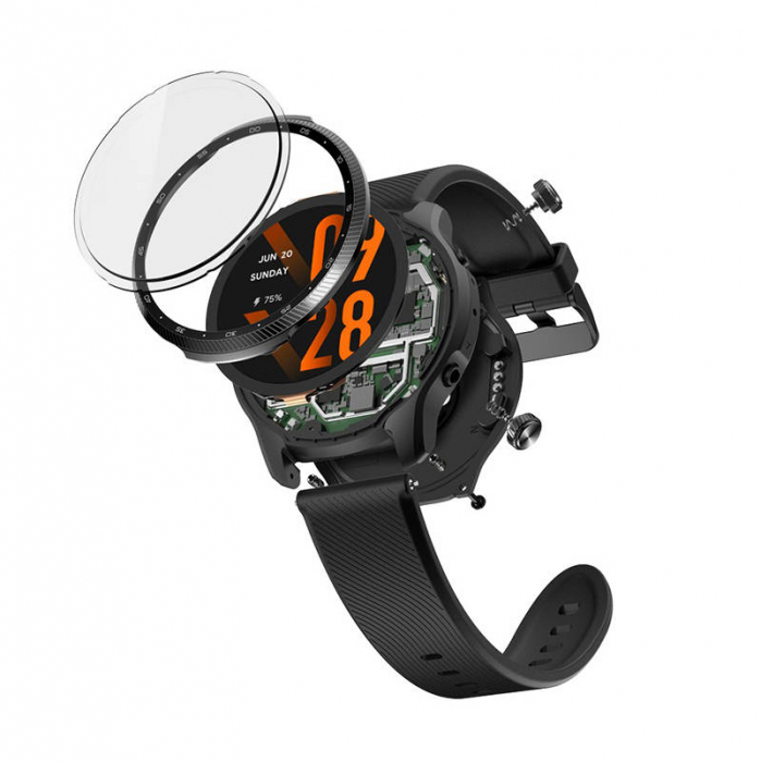 Smartwatch Mobvoi TicWatch Pro 3 Ultra – Dual Display, GPS, Wear OS, Autonomie 45 zile, NFC, Negru [5]