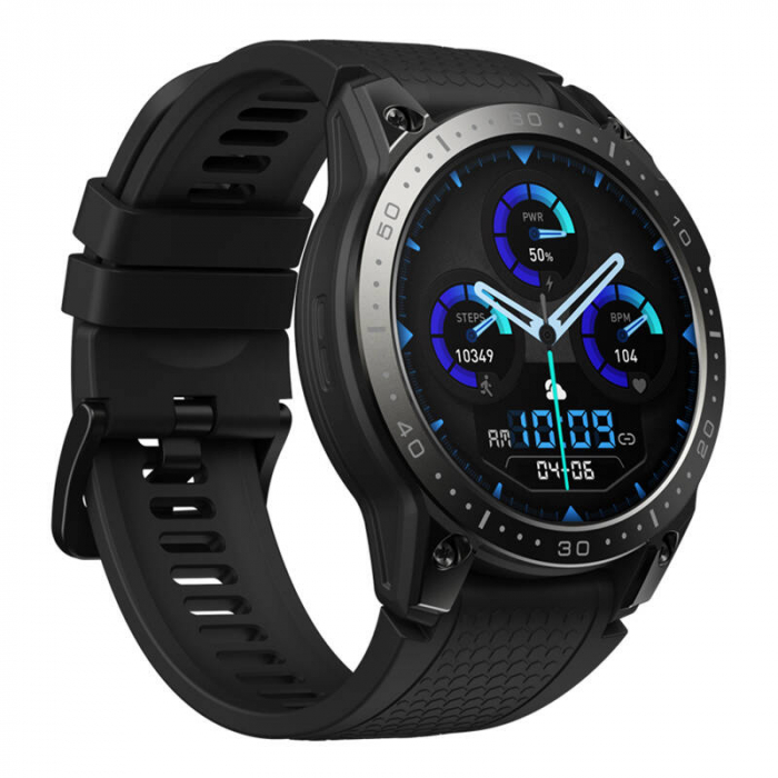 Smartwatch Zeblaze Ares 3 Pro – Ecran AMOLED, GPS, Apelare Bluetooth, Monitorizare Activitate, Rezistență la Apă, Negru [4]